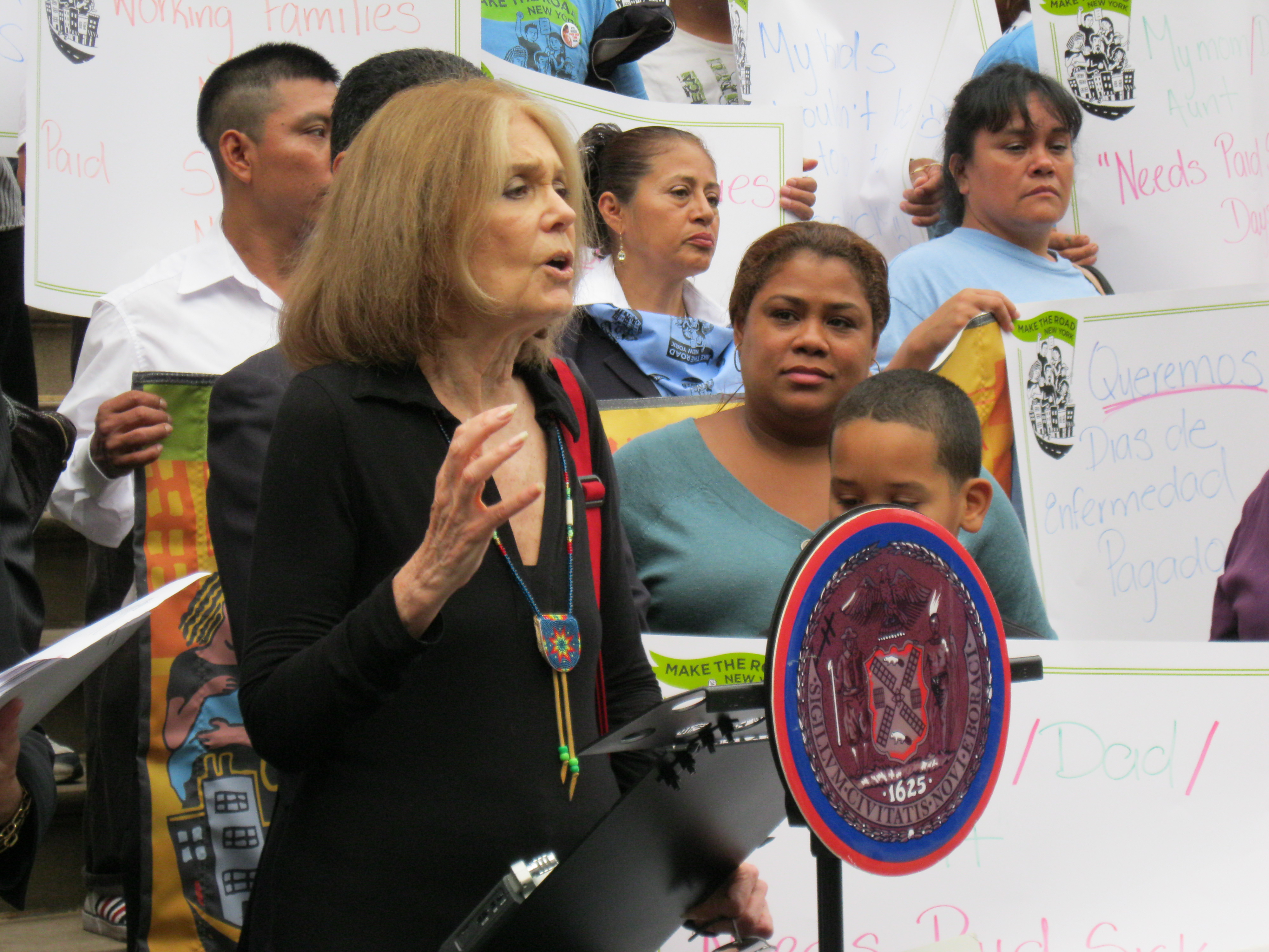 Gloria Steinem’s Impassioned Plea