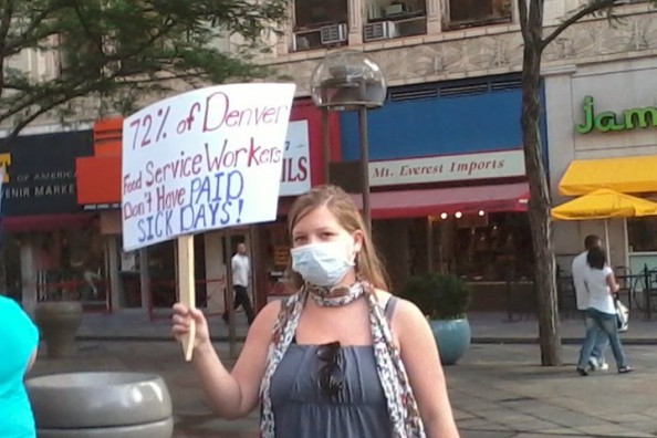 Service Workers Protest
