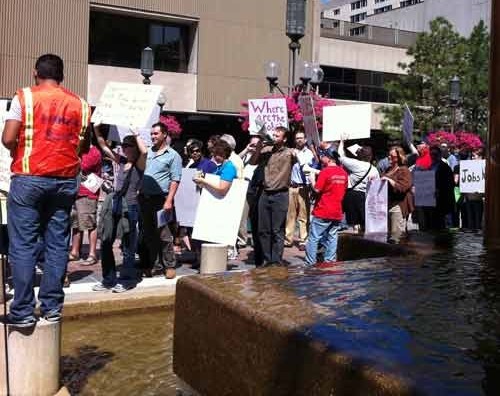 Downtown Minneapolis Rally