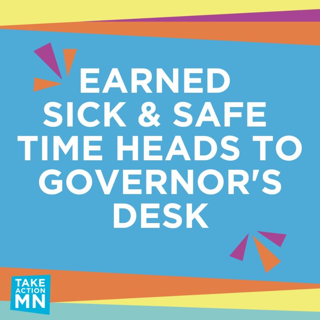 Earned Sick and Safe Time Heads to Governor's Desk